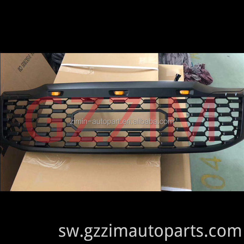 Grille nzuri nyeusi bumper na grille ya mbele ya toyo*a Vigo Revo 2012